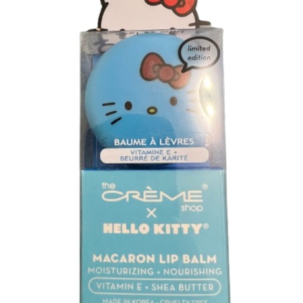 The Crème Shop x Hello Kitty Blue Macaron Lip Balm